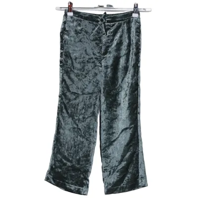 Pantalon (Bleu, Gris) de Mango Kids Polyester, Viscose