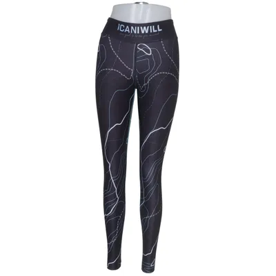 Träningstights (Svart, Blå, Vit) från ICIW Elastan, Polyester