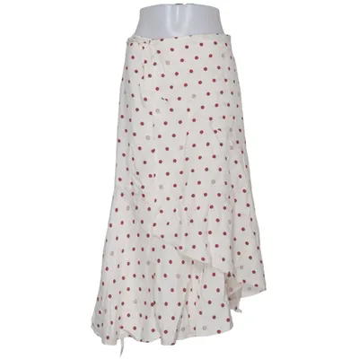 Jupe portefeuille (Beige, Rouge) de Dagmar Viscose