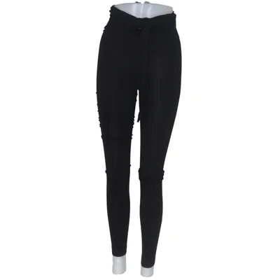 Pantalon portefeuille (Noir) de Belle Poque Élasthane, Viscose