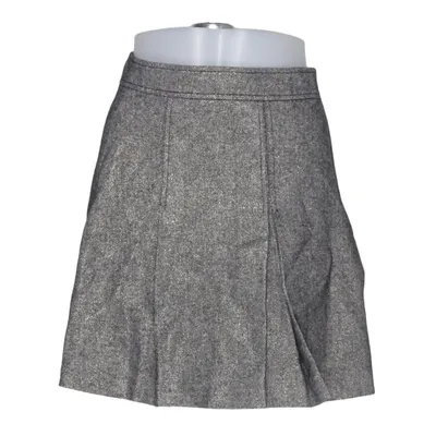 Jupe (Gris) de Massimo Dutti Coton, Polyamide, Polyester, Laine