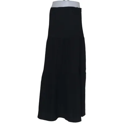 Maxi skirt (Black) from Samsa Collection Elastane, Polyester