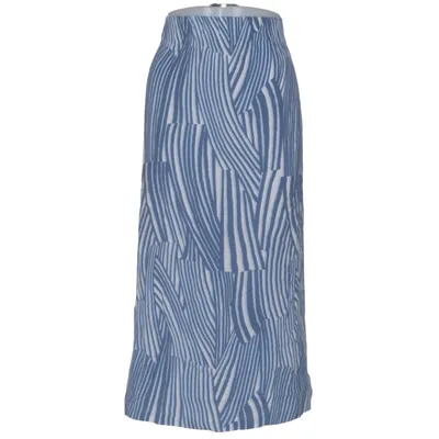 Rok (Blauw, Wit) van Cecil Viscose