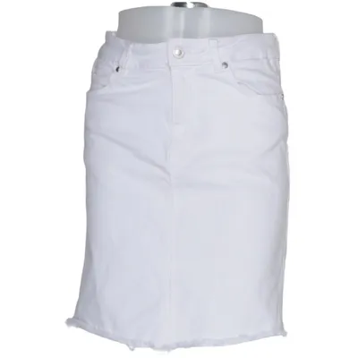 Jeanskjol (Vit) från Two Angels Bomull, Elastan, Polyester