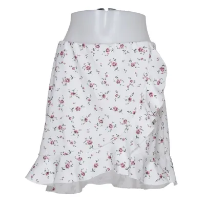 Jupe portefeuille (Blanc, Multicolore) de NLY One Élasthane, Polyester