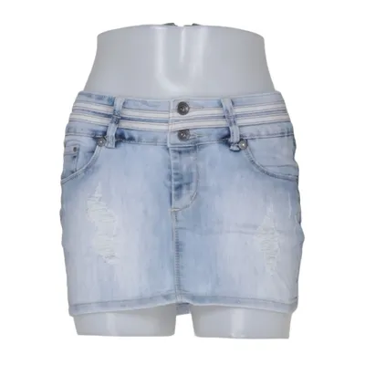 Jeanskjol (Blå) från Newplay Jeans Bomull, Elastan