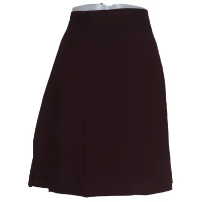 Jupe (Marron) de PTA Acétate, Polyester, Viscose, Laine