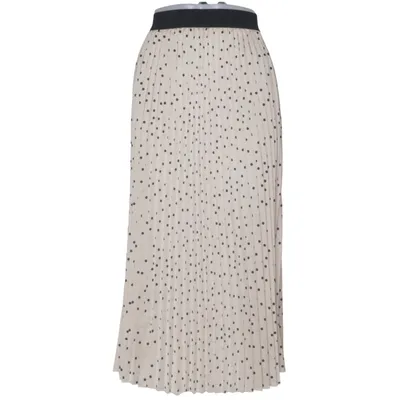 Maxi rok (Beige, Zwart) van MSCH Copenhagen Polyester