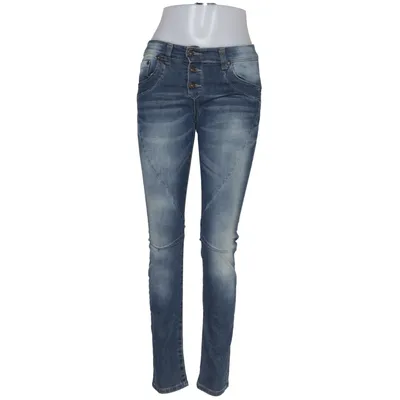 Spijkerbroek (P82DBQ2B) van Please Vintage Glam Katoen, Elastaan
