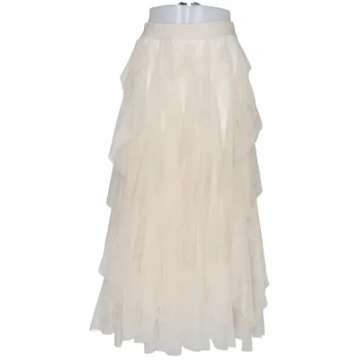 Tyllkjol (Beige) från ONLY Elastan, Polyester