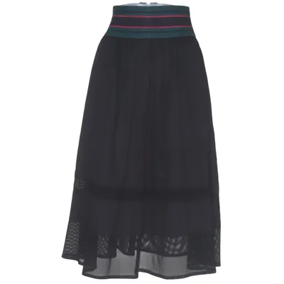 Jupe (Noir) de Sisley Coton, Polyester