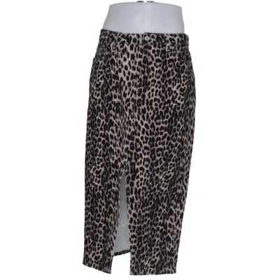 Spijkerrok (Onlsiri-Anlie Aop Slit Skirt Pnt) van ONLY Blue Denim Katoen, Elastaan