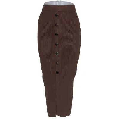 Långkjol (Brun) från Aware by Vero Moda Polyester, Viskos