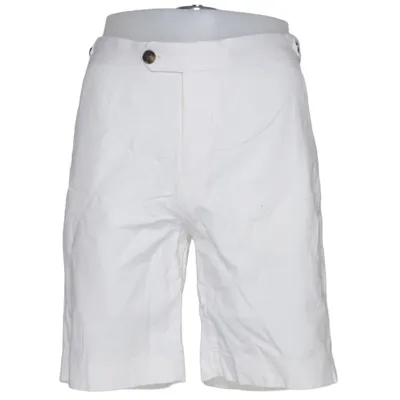 Short (Slim Fit) de H&M Coton, Lin, Élasthane, Polyester