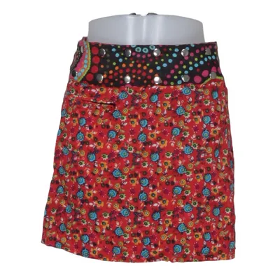 Jupe portefeuille (Rouge, Multicolore) de Amaya