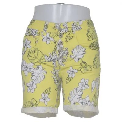 Denim shorts (Yellow) from Place du Jour Cotton, Elastane