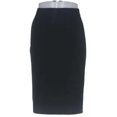 Jupe crayon (Noir) de Avenue Acétate, Élasthane, Polyester, Laine