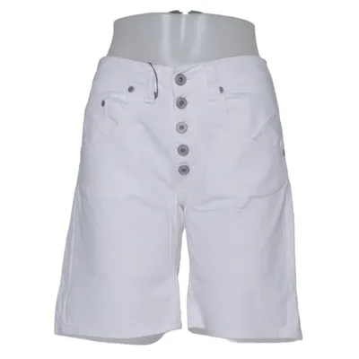 Denim shorts (White) from Please Cotton, Elastane