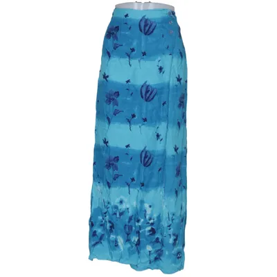 Jupe portefeuille (Bleu) de Cappuccini by Desam Viscose
