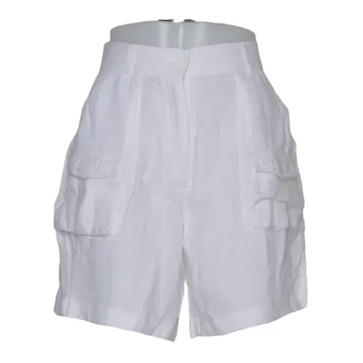 Shorts (White) from Review Collection Linen