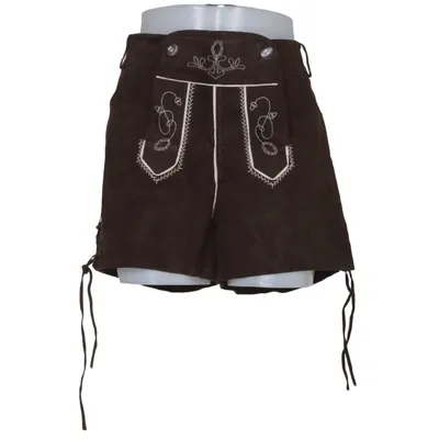 Lädershorts (Brun) från Waldschütz Skinn, Polyester