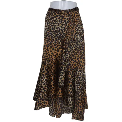 Maxi nederdel (Brun, Sort) fra The Kooples Silke