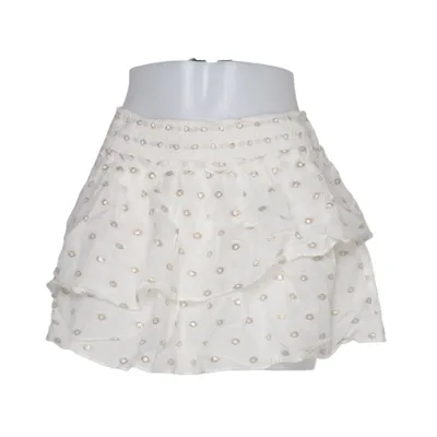 Rok (Wit, Goud, Zilver) van Zara