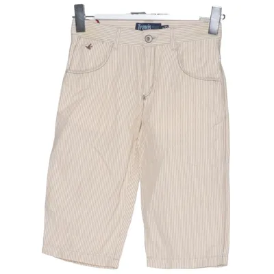 Shorts (Beige, Vit) från Brooksfield Bomull, Linne