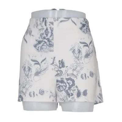 Short (Blanc, Bleu) de Warehouse Élasthane, Polyester