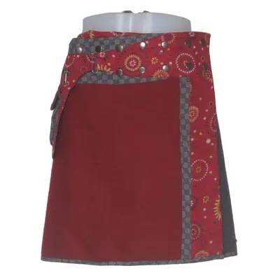 Wikkelrok (Rood, Grijs, Meerkleurig) van Moshiki
