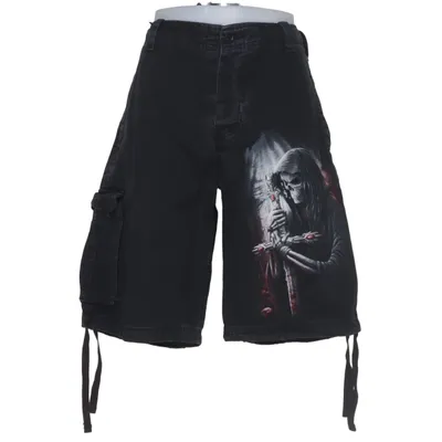 Shorts cargo (Noir) de Spiral Coton