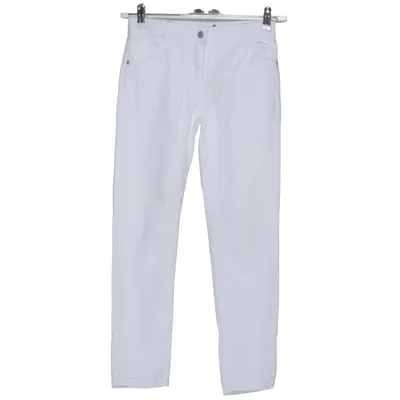 Chino (Blanc) de Vertbaudet Coton, Élasthane, Polyester