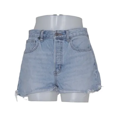 Denim shorts (Blue) from Fashion Nova Cotton