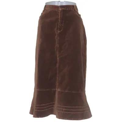 Jupe (Marron) de Lindon Coton, Élasthane