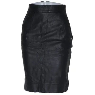 Skirt (Black) from Miss Sixty Cotton, Polyester, Polyurethane