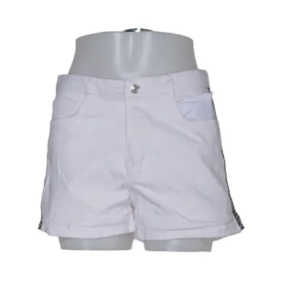 Denim shorts (White) from Etam Cotton, Elastane