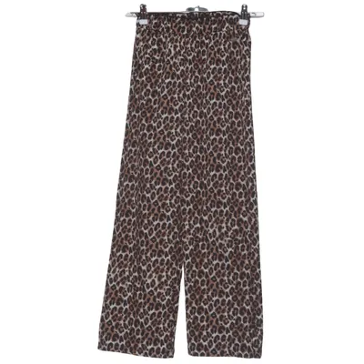 Palazzo broek (Bruin, Zwart, Wit) van Persival Elastaan, Polyester