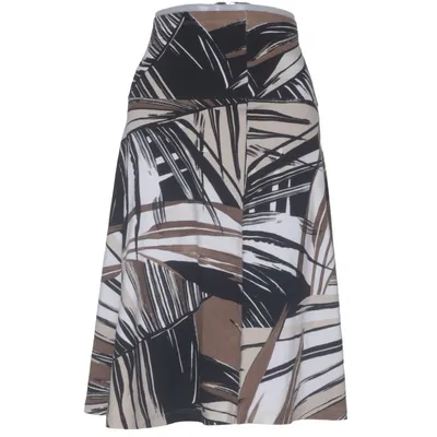 Jupe (Noir, Beige, Multicolore) de Promise Élasthane, Viscose