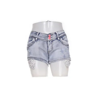 Denim shorts (Blauw) van Lexxury Jeans Katoen, Elastaan, Polyester, Viscose