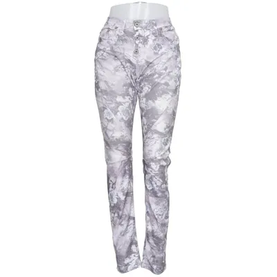 Jean (Gris, Blanc) de Please Coton, Élasthane, Polyester