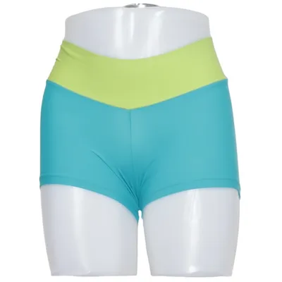 Compressieshorts (Blauw, Groen) van Dragonfly Elastaan, Polyamide