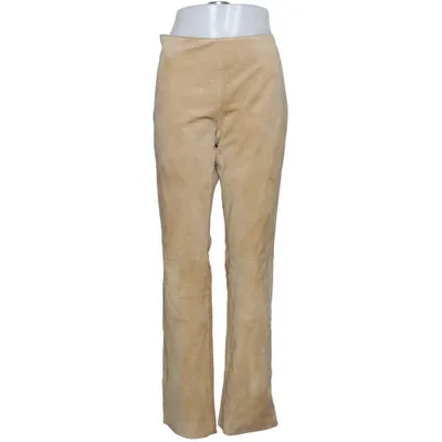 Läderbyxor (Beige) från Kbayashi Skinn, Polyester