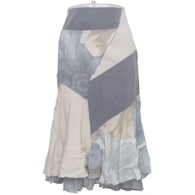 Jupe (Gris, Beige, Multicolore) de Kriss Polyester, Viscose