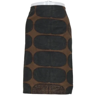 Rock (Braun, Schwarz) von Mika Piirainen Marimekko Baumwolle