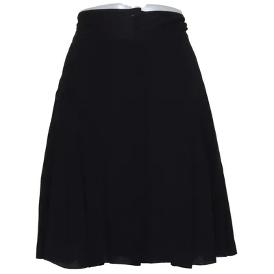 Skirt (Black) from Karl Lagerfeld for H&M Acetate, Silk
