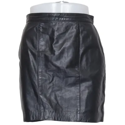 Leather skirt (Black) from Lord & Taylor Acetate, Leather, Polyamide