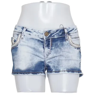 Jeansshorts (Blå) från Cipo & Baxx Bomull, Elastan, Polyester