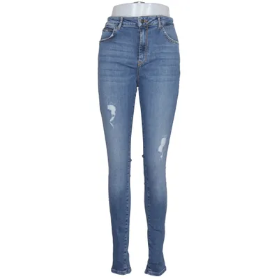 Jean (Bleu) de Denim Coton, Élasthane
