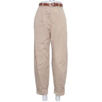 Pantalon (Beige) de Zara Coton, Élasthane