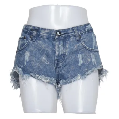 Denim shorts (Blue) from One Teaspoon Cotton